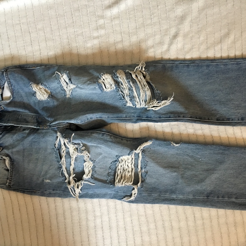 CarMar Kick Flare Distressed Jeans